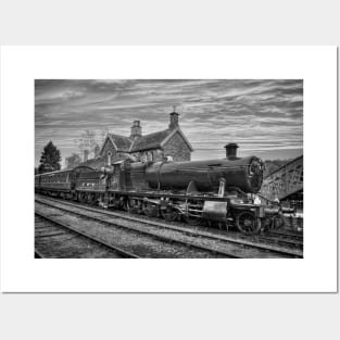 GWR Locomotive 2857 Black and White Posters and Art